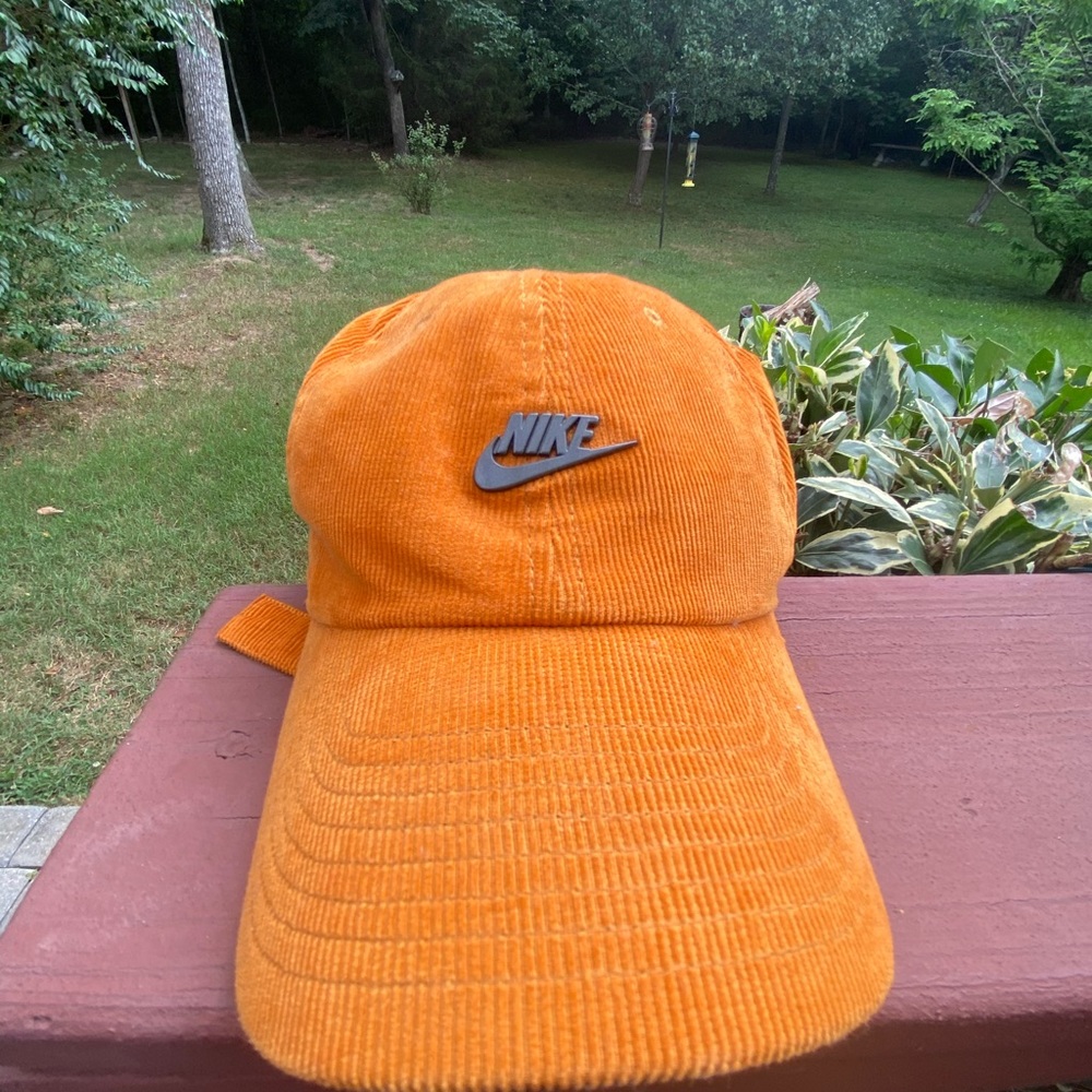 rare corduroy Nike hat